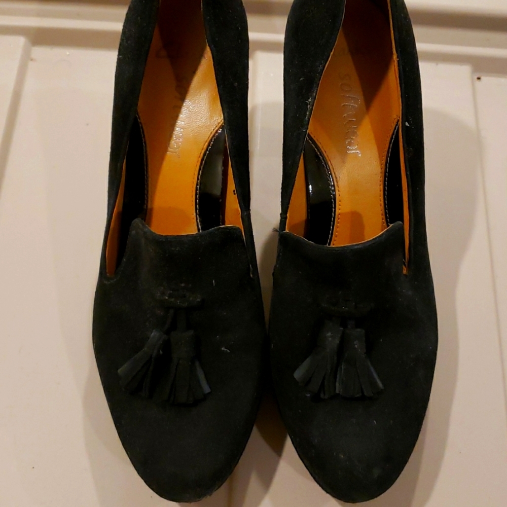Clarcks, used in great condition, black heels